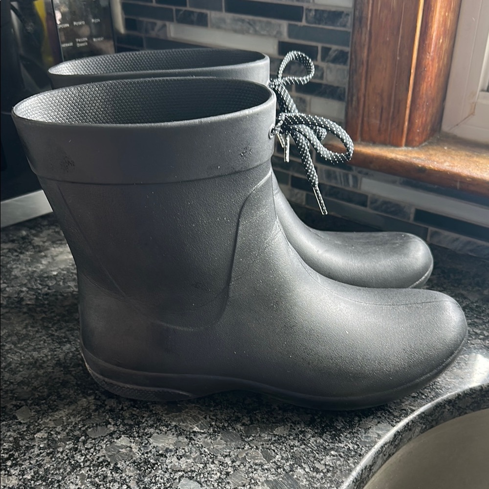 Crocs Black Ankle Boots